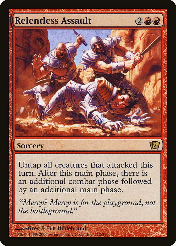 Relentless Assault card front