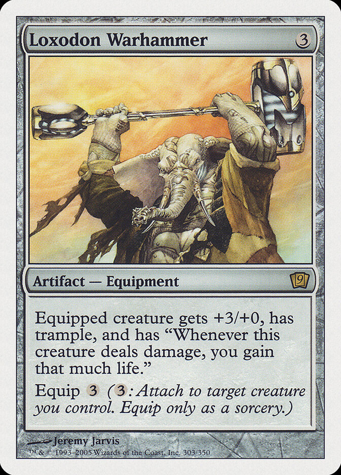 Loxodon Warhammer card front