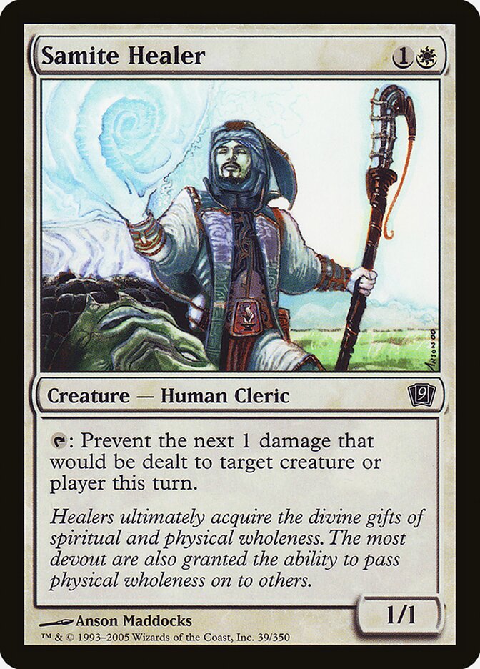 Samite Healer card front