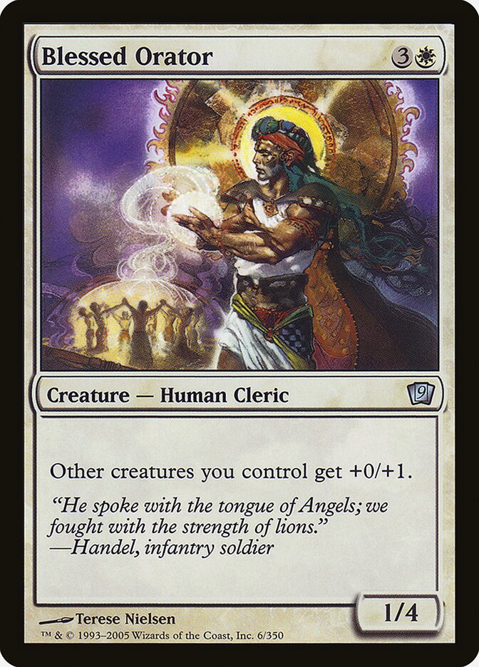Blessed Orator card front