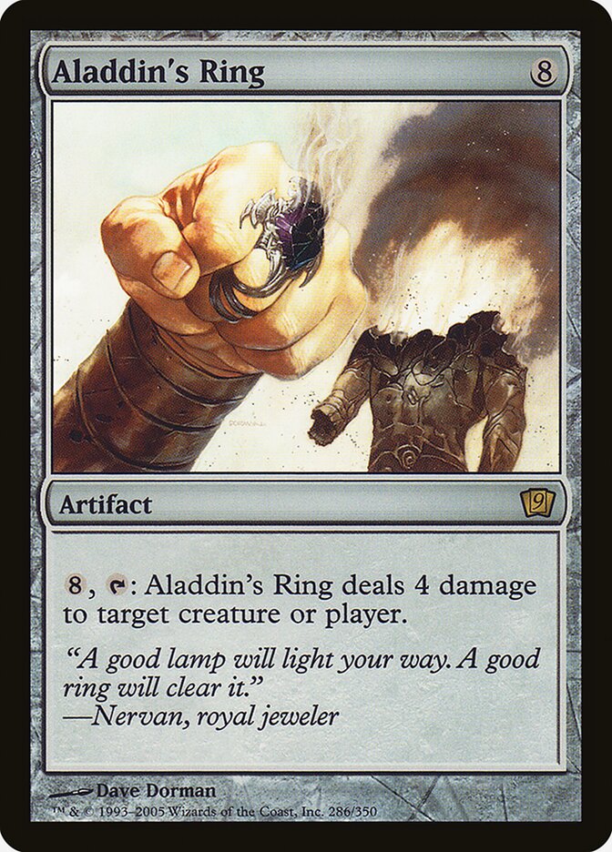 Aladdin's Ring card front