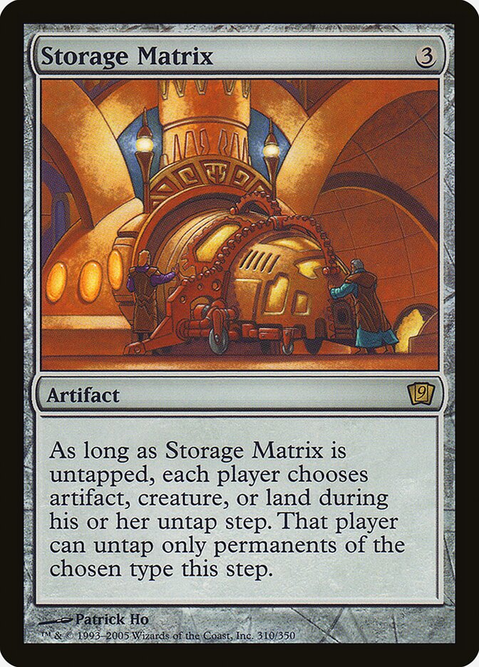 Storage Matrix card front
