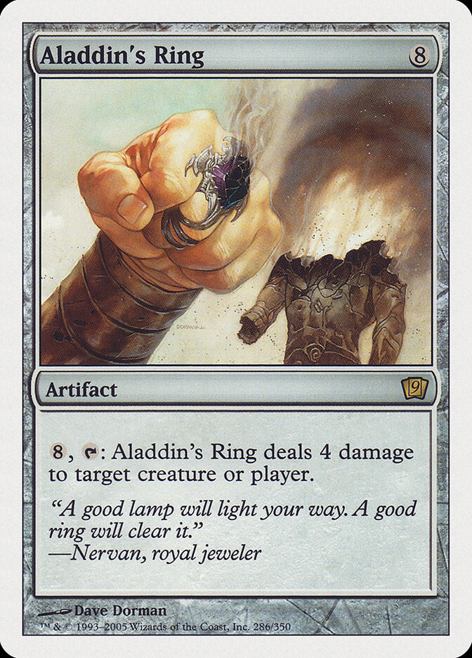 Aladdin's Ring card front