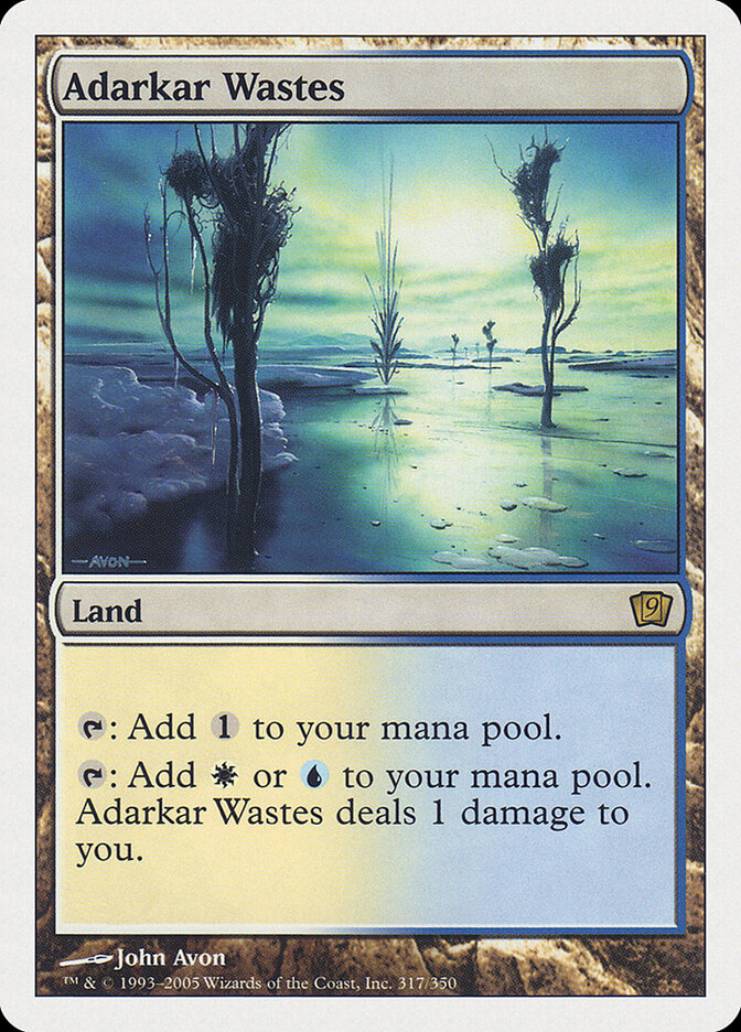Adarkar Wastes card front