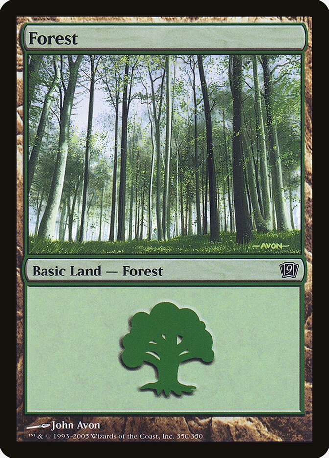 Forest card front