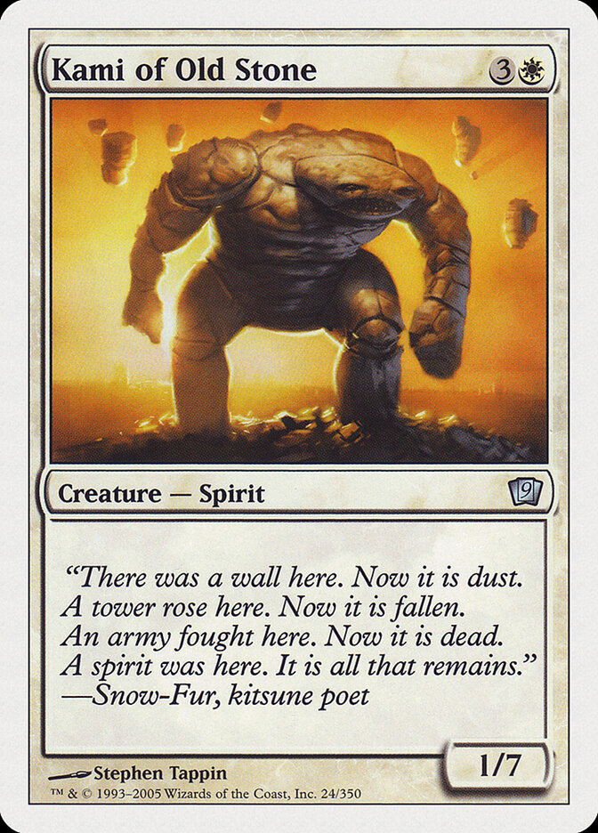 Kami of Old Stone card front