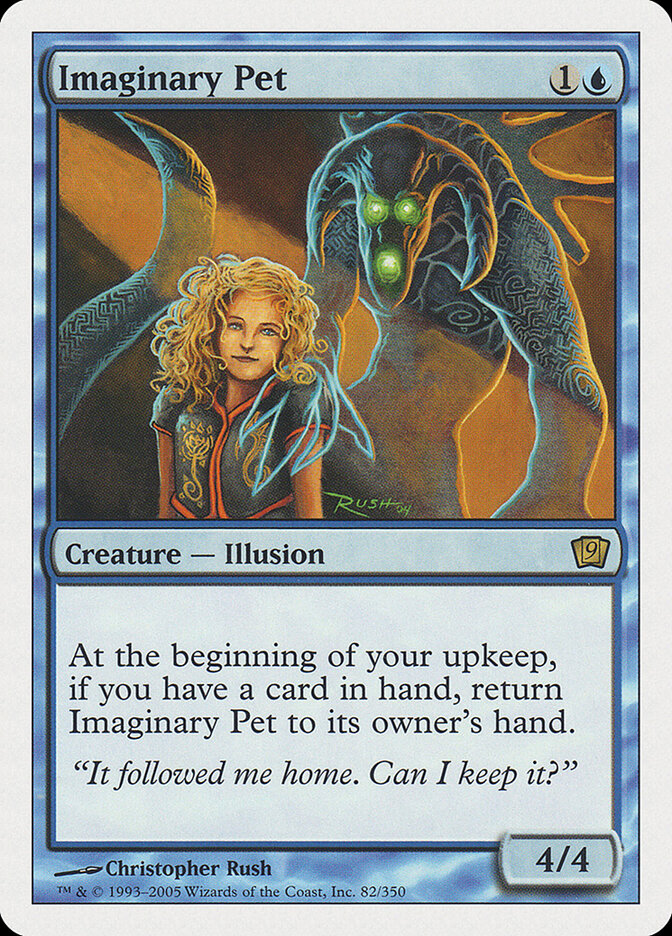Imaginary Pet card front