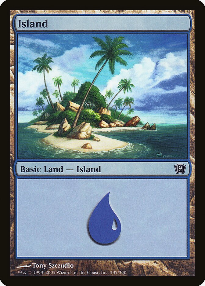 Island card front