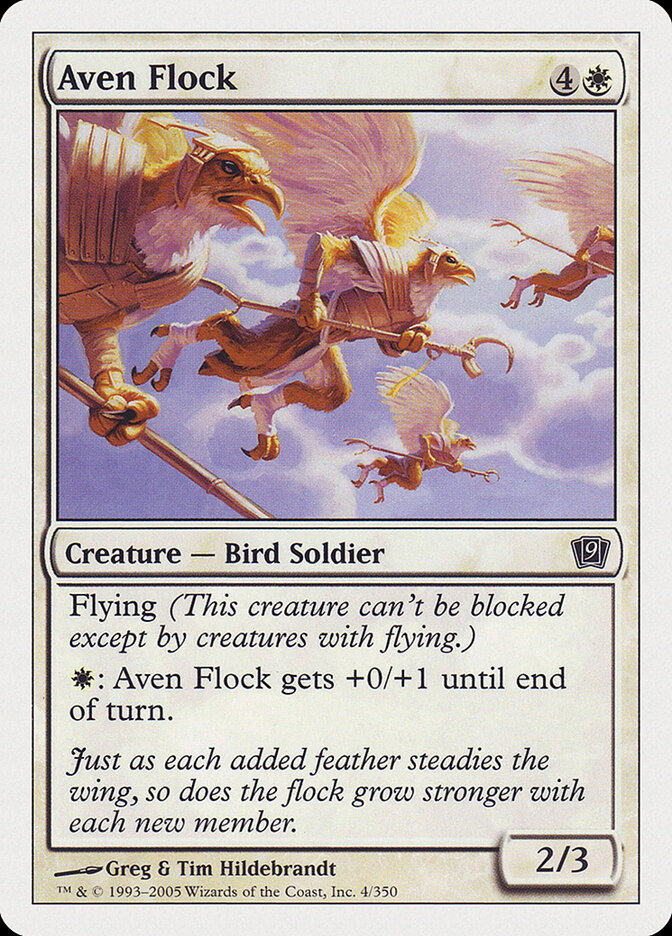Aven Flock card front