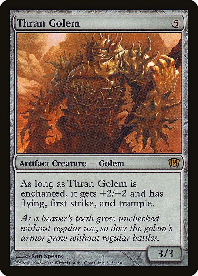 Thran Golem card front