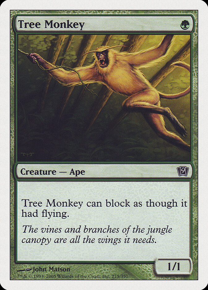 Tree Monkey card front