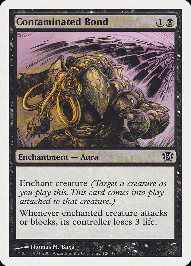 Contaminated Bond card front
