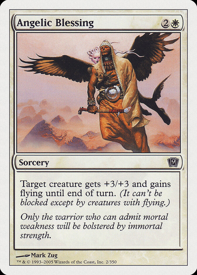 Angelic Blessing card front