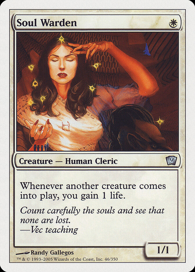 Soul Warden card front