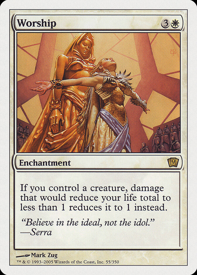 Worship card front