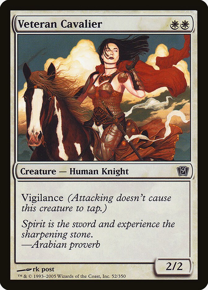 Veteran Cavalier card front