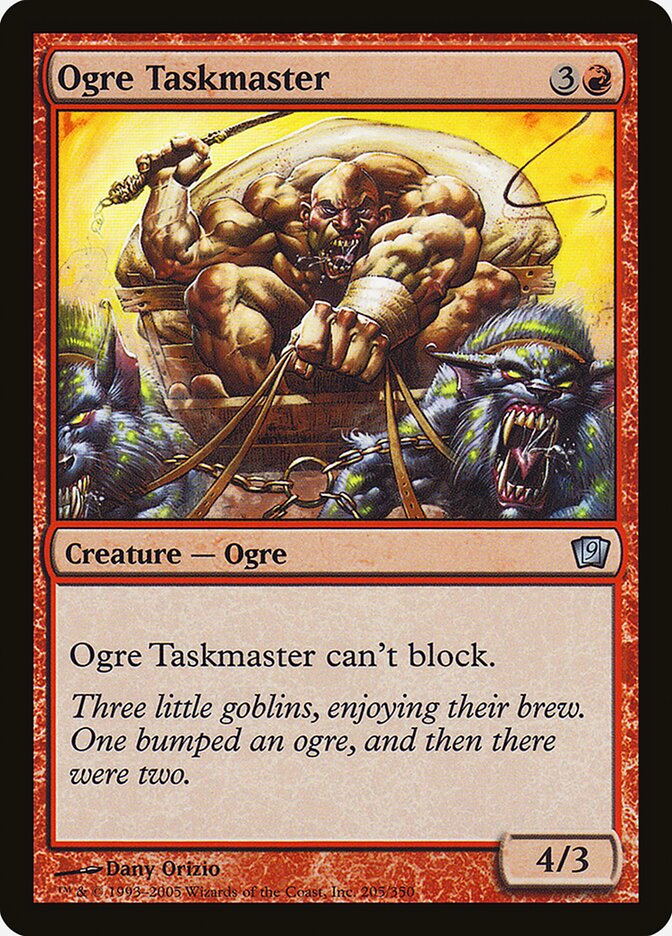 Ogre Taskmaster card front