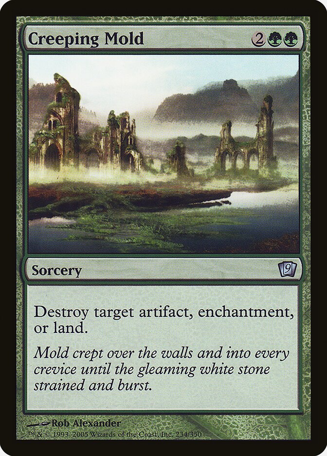 Creeping Mold card front