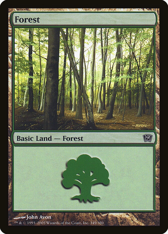 Forest card front