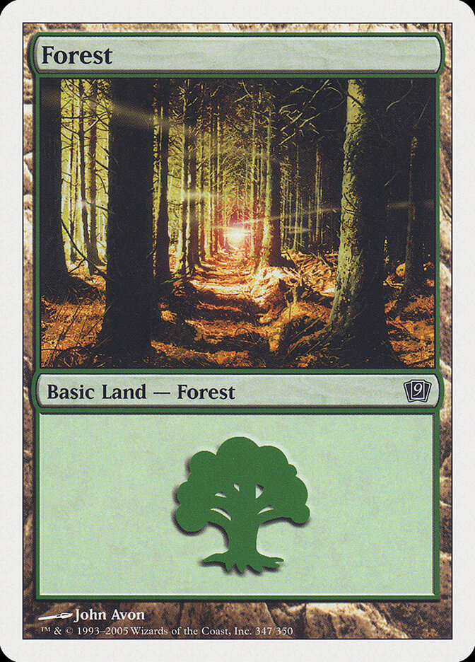 Forest card front