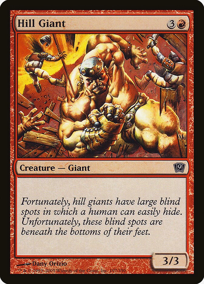 Hill Giant card front