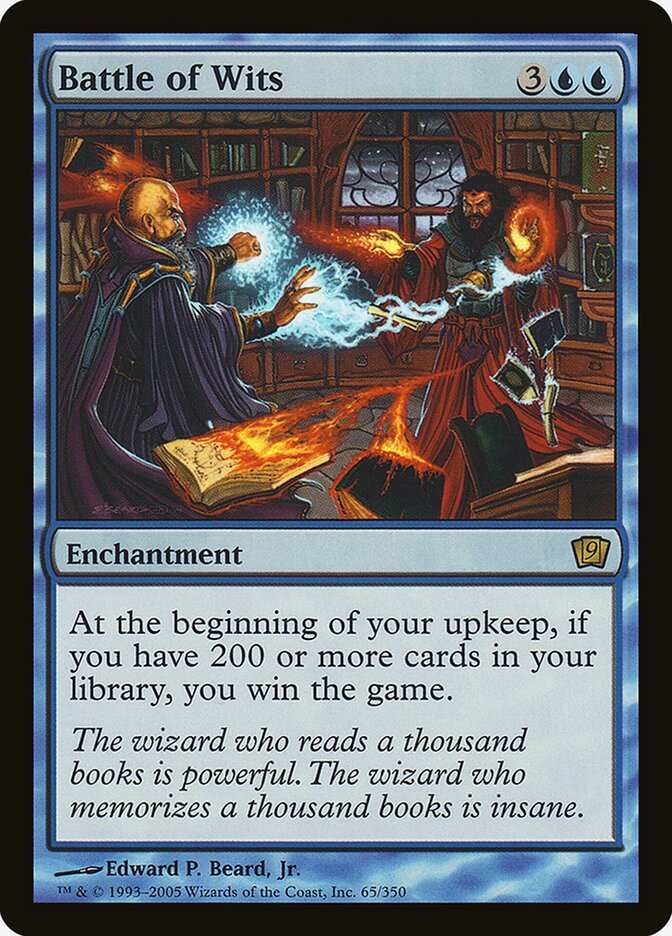 Battle of Wits card front