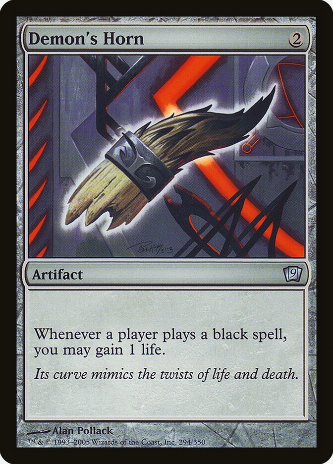 Demon's Horn card front