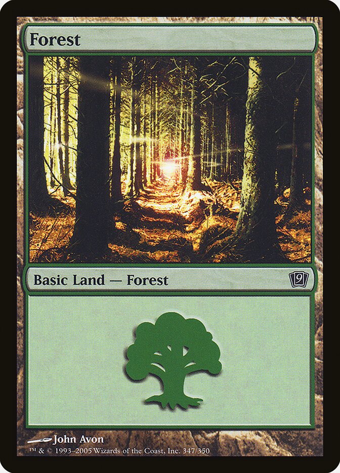 Forest card front