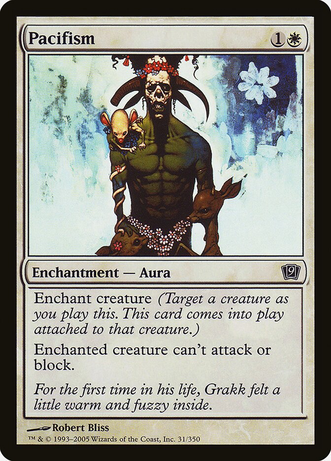 Pacifism card front