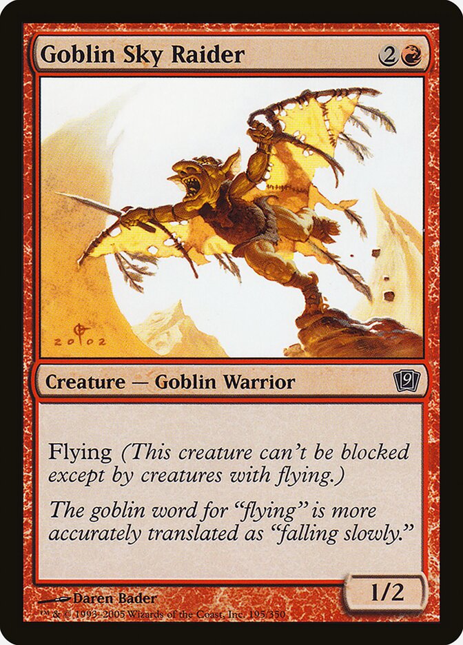 Goblin Sky Raider card front