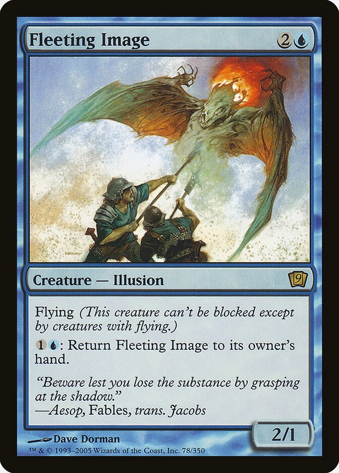 Fleeting Image card front