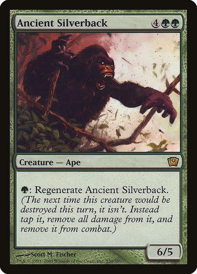 Ancient Silverback card front