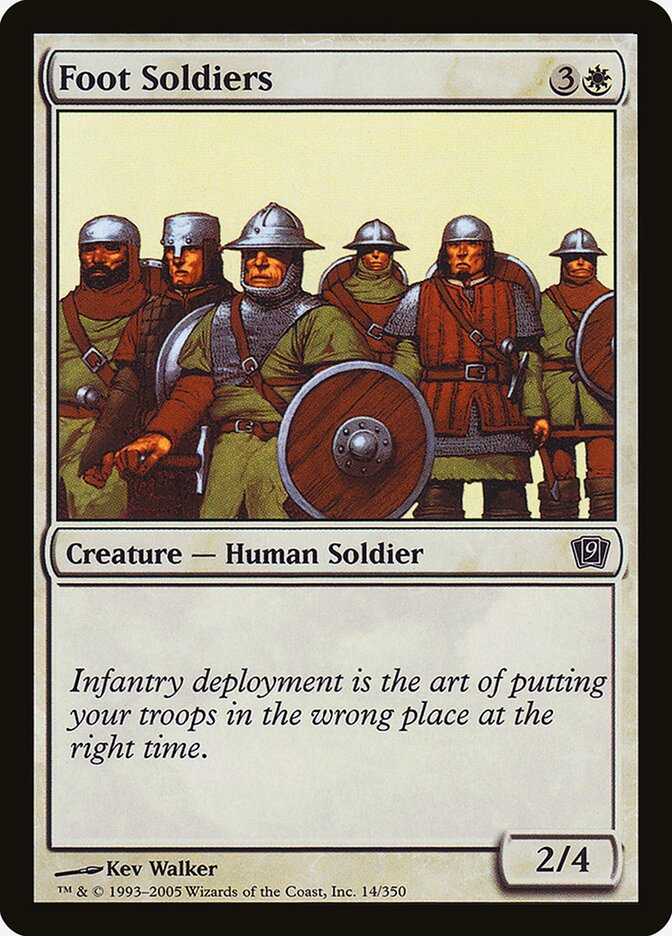 Foot Soldiers card front