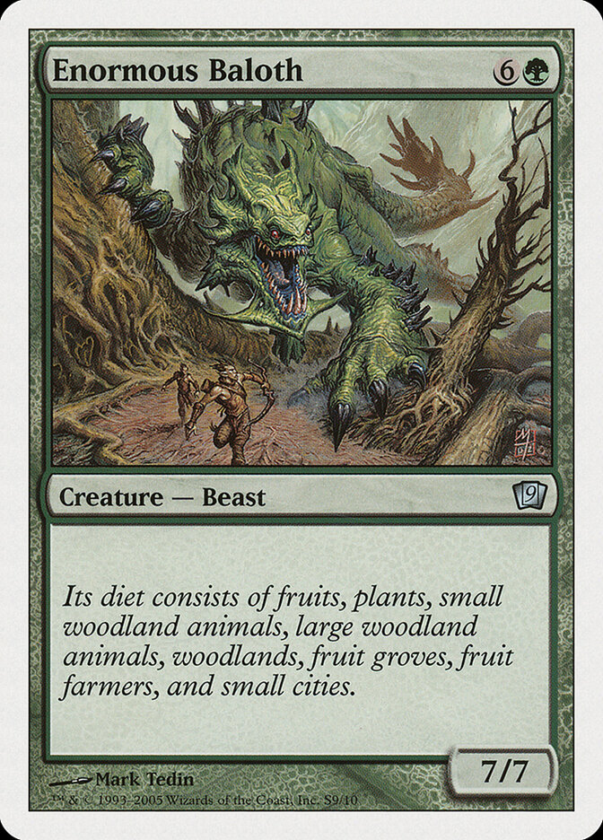 Enormous Baloth card front