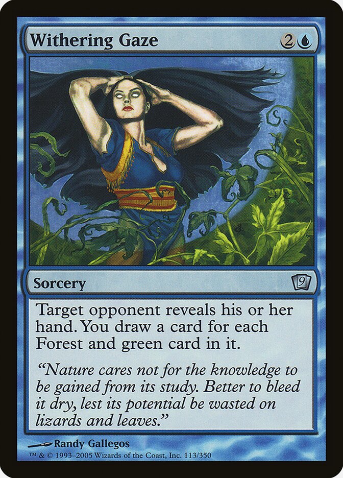 Withering Gaze card front