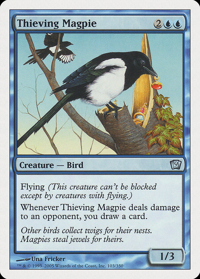 Thieving Magpie card front