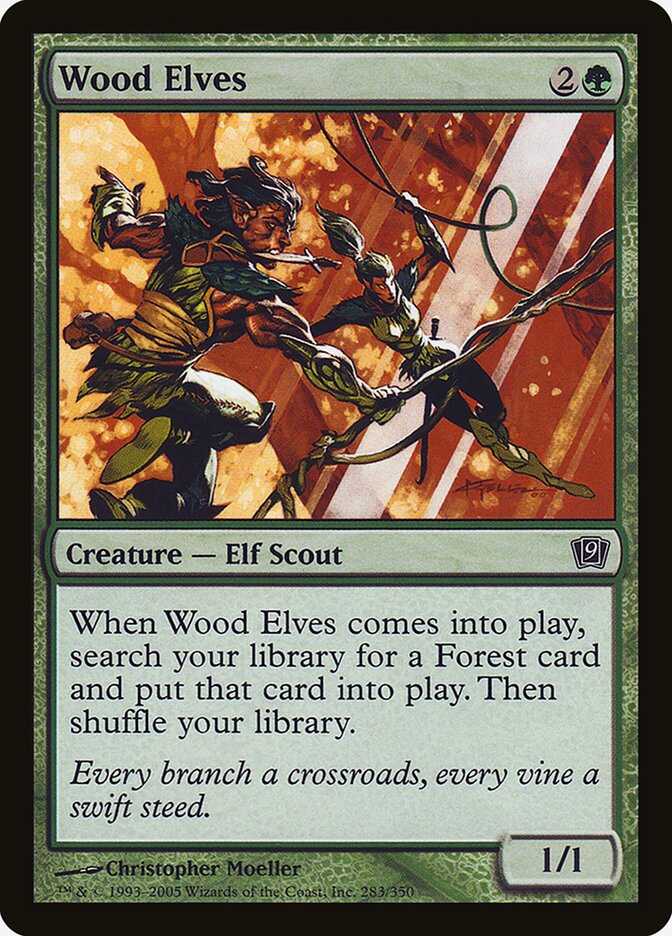 Wood Elves card front