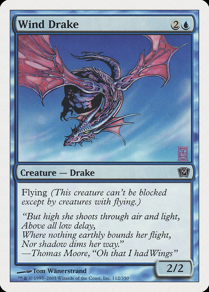 Wind Drake card front