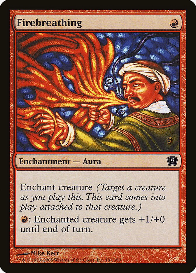 Firebreathing card front