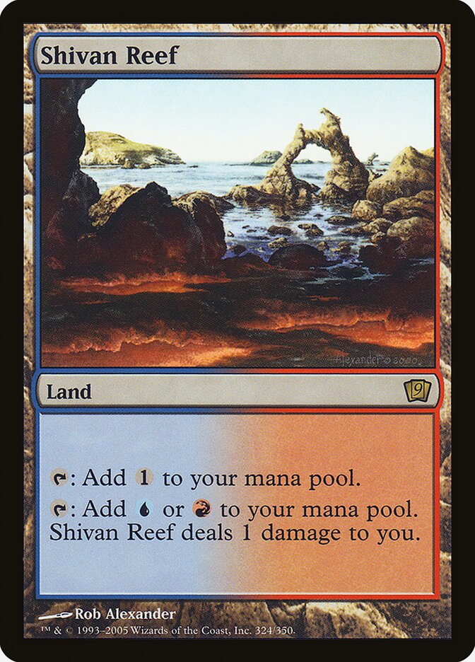 Shivan Reef card front
