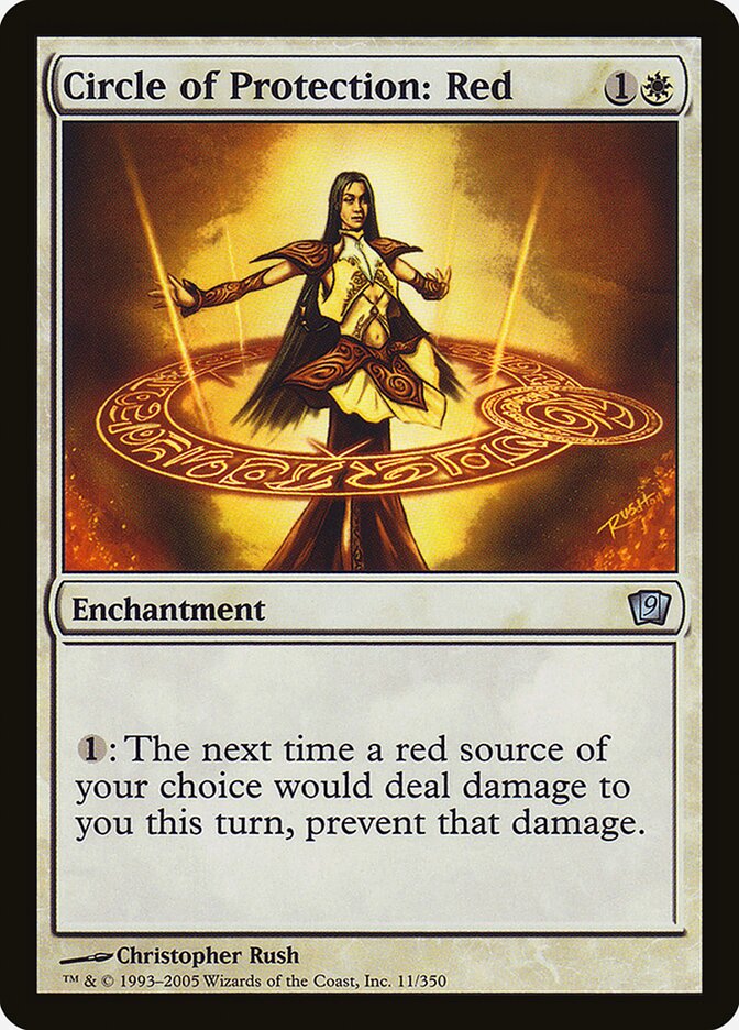 Circle of Protection: Red card front