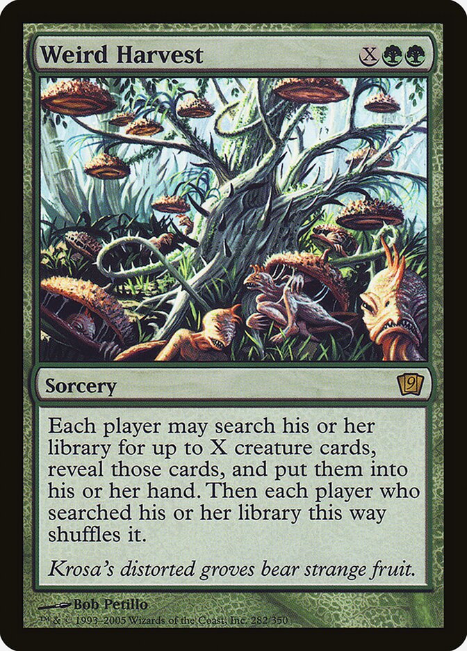 Weird Harvest card front
