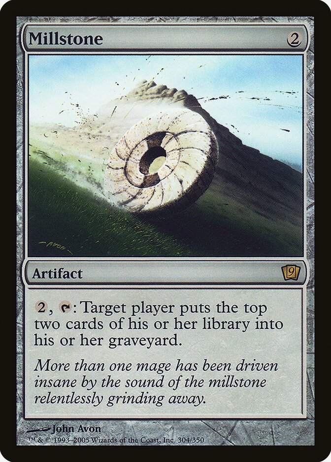 Millstone card front