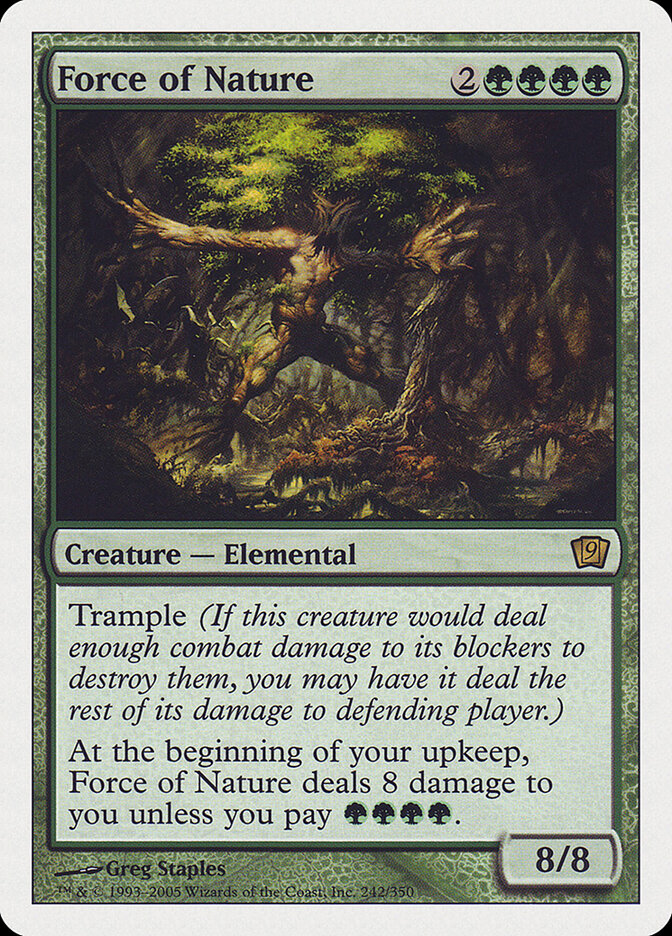 Force of Nature card front