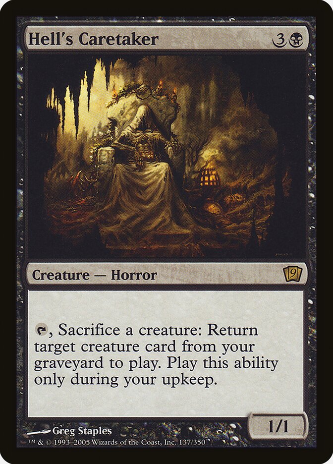 Hell's Caretaker card front