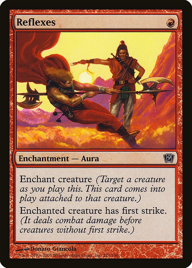 Reflexes card front