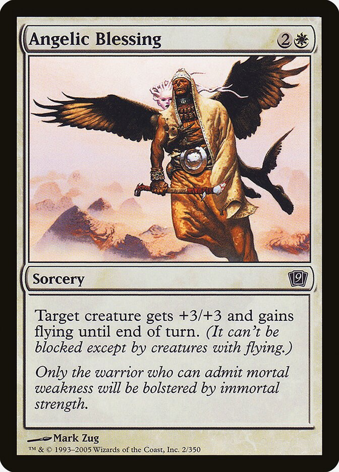 Angelic Blessing card front