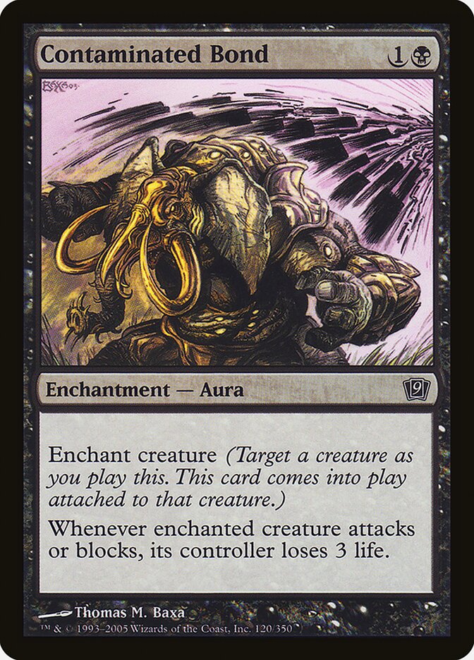 Contaminated Bond card front