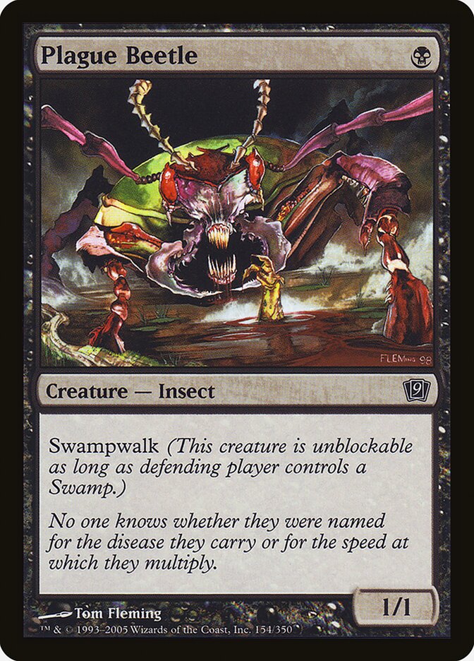 Plague Beetle card front