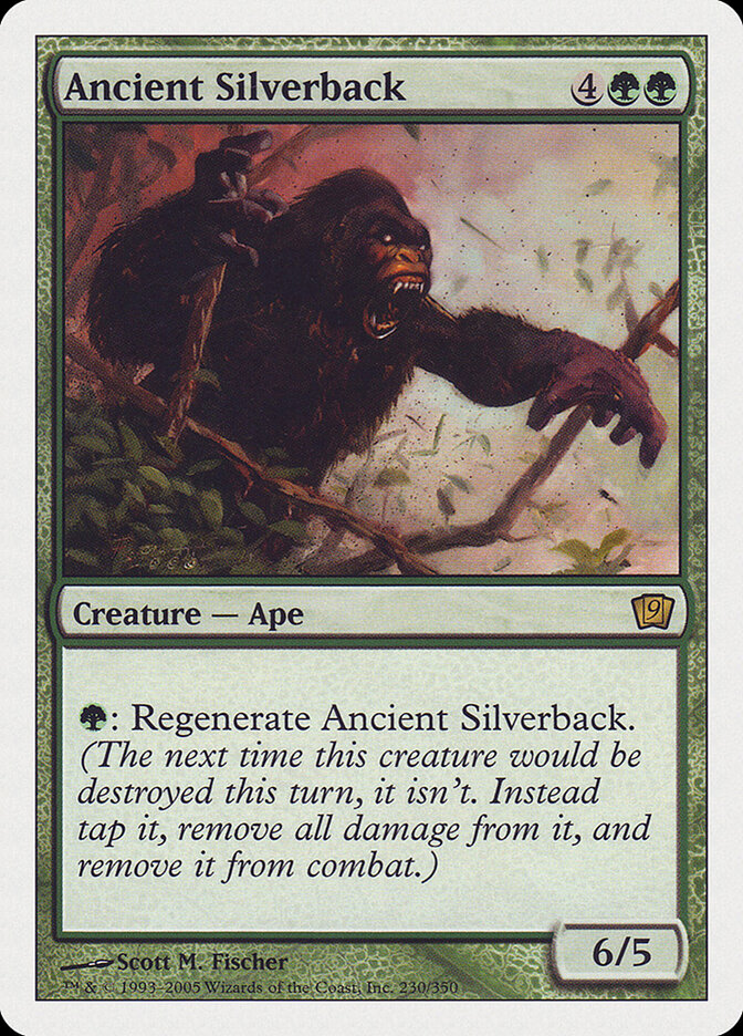 Ancient Silverback card front